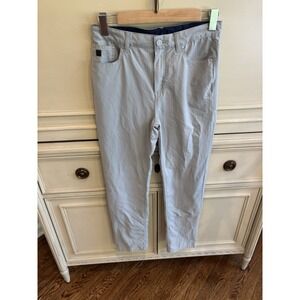 Vineyard Vines On The Go 5 Pocket Pant Gray Adj Size 1‎ - 29x27 Golf Pants